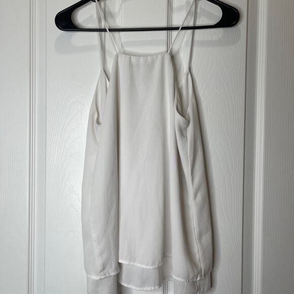 H&M white blouse size 4 small lined - Picture 2 of 3
